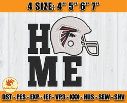 Atlanta Falcons Embroidery, NFL Falcons Embroidery, NFL Machine Embroidery Digital, 4 sizes Machine Emb Files -11-Coldit