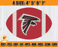 Atlanta Falcons Embroidery, NFL Falcons Embroidery, NFL Machine Embroidery Digital, 4 sizes Machine Emb Files -13-Coldit