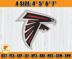Atlanta Falcons Embroidery, NFL Falcons Embroidery, NFL Machine Embroidery Digital, 4 sizes Machine Emb Files-18-Colditz