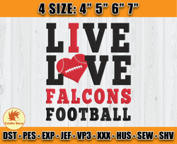 Atlanta Falcons Embroidery, NFL Falcons Embroidery, NFL Machine Embroidery Digital, 4 sizes Machine Emb Files-19-Colditz