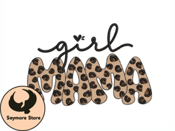 Leopard Girl Mama Embroidery Design Design 73