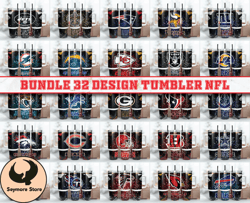 Bundle 32 Design NFL Tumbler 40oz Png, 40oz Tumler Png 97 by Seymore shop