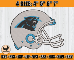 Panthers Embroidery, NFL Panthers Embroidery, NFL Machine Embroidery Digital, 4 sizes Machine Emb Files -19 Sey