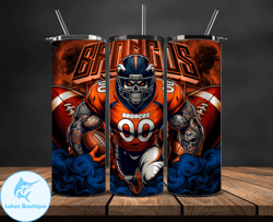 Denver Broncos Tumbler Wrap, Football Wraps, Logo Football PNG, Logo NFL PNG, All Football Team PNG, Design by Lukas Bou