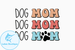 Retro Dog Mom Quote Svg Dog Lover Design17