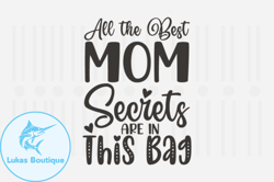 All the Best Mom Secret,Mothers Day SVG Design140
