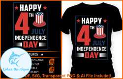 4th of July Independence Day T-shirt Design 118
