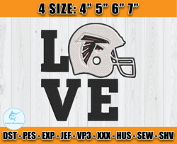 Atlanta Falcons Embroidery, NFL Falcons Embroidery, NFL Machine Embroidery Digital, 4 sizes Machine Emb Files -12-Lukas