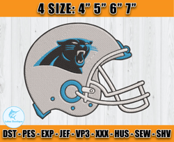 Panthers Embroidery, NFL Panthers Embroidery, NFL Machine Embroidery Digital, 4 sizes Machine Emb Files -19 Lukas