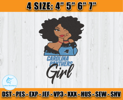 Panthers Embroidery, Betty Boop Embroidery, NFL Machine Embroidery Digital, 4 sizes Machine Emb Files -20 Lukas