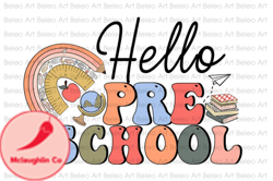 Hello Pre School Sublimation DesignDesign 13
