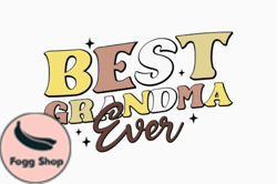 Best Grandma Ever Retro Mothers Day SVG Design 350