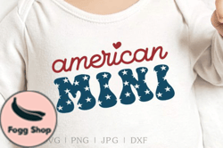 American Mini SVG, Baby 4th of July PNG Design 44
