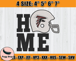 Atlanta Falcons Embroidery, NFL Falcons Embroidery, NFL Machine Embroidery Digital, 4 sizes Machine Emb Files -11-Regina