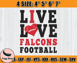 Atlanta Falcons Embroidery, NFL Falcons Embroidery, NFL Machine Embroidery Digital, 4 sizes Machine Emb Files-19-Reginal