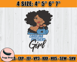 Panthers Embroidery, Betty Boop Embroidery, NFL Machine Embroidery Digital, 4 sizes Machine Emb Files -20 Colditz