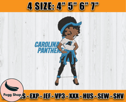 Panthers Embroidery, Betty Boop Embroidery, NFL Machine Embroidery Digital, 4 sizes Machine Emb Files -25 Colditz