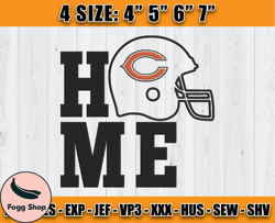 Chicago Bears Embroidery, NFL Chicago Bears Embroidery, NFL Machine Embroidery Digital, 4 sizes Machine Emb Files - 17 C