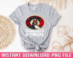 Shaquille Oatmeal PNG files for sublimation