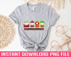 South Park PNG files for sublimation