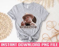 Retro Sumbitch PNG files for sublimation