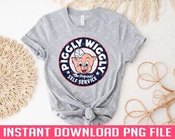 Retro Piggly Willy PNG files for sublimation