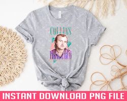 Phil Collins Retro 80s Aesthetic Fan Design PNG files for sublimation