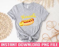 kessels famous hotdog PNG files for sublimation