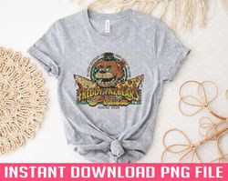 Freddy Fazbears Pizza Vintage PNG files for sublimation