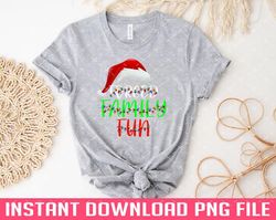 Forced Family Fun Sarcastic Christmas Pajama Family Funny PNG files for sublimation
