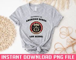 bcs university of american samoa law school png files for sublimation