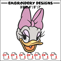 Daisy Duck Embroidery Design, Disney Embroidery, Embroidery design, cartoon shirt, Embroidery File, Digital download.