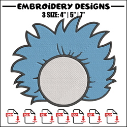 Dr.Seuss Day Embroidery Design, Dr Seuss Embroidery, Embroidery design, Embroidery File, Digital download.