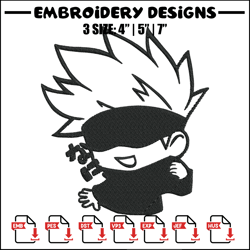 Gojo cute Embroidery Design,Jujutsu Embroidery, Embroidery File, Anime Embroidery, Anime shirt, Digital download