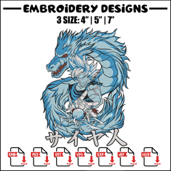 Goku Mui Embroidery Design, Dragonball Embroidery, Embroidery File, Anime Embroidery, Anime shirt, Digital download.