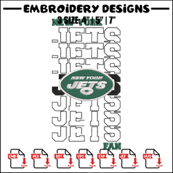 New York Jets embroidery design, New York Jets embroidery, NFL embroidery, logo sport embroidery, embroidery design. (2)