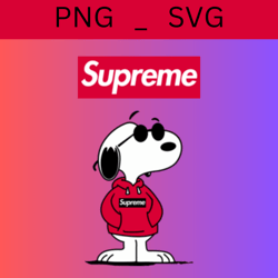 Supreme Snoopy Png, Snoopy Png, Cartoon Supreme Svg, Logo Supreme Brand Svg, Fashion Brand Svg - Download FIle
