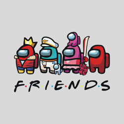 Among Us Friend, Among Us Friends Png, Friends SVG, Among Us Game SVG, Friends Among Us character friends,Among us chara