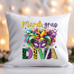 Mardi Gras Diva Png Sublimation Design, Fleur De Lis Png, Mardi Gras Png, Leopard Mardi Gras Png, Mardi Gras Diva Png