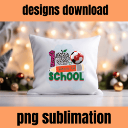 100 Days of School | Happy 100 Days | School | PNG Digital Download | Sublimation Design