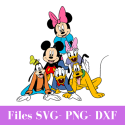 Mouse and Friends svg, Mickey And Friends svg, Mouse Svg, Mouse and Friends Png, Friends Svg, Cricut File