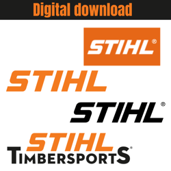 Stihl logo Svg, Stihl chainsaw Bundle, stihl orange, Silhouette, STIHL, CHAINSAW, digital download, digital print