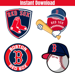Red Sox Svg | Baseball Svg | Sports Team | SVG | PNG | Cricut Design Space | Instant Download | Logo Boston Red Sox Png