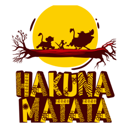 Hakuna Matata SVG, Lion king svg, lion king clipart png, simba svg, files for cricut, hakuna matata shirt svg