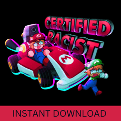 Certified Racist Svg-Certified Racist F1 Svg-Certified Racist Meme Png-Certified Racist Design-Digital Products