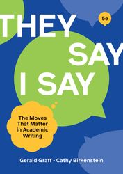 They Say / I Say Fifth Edition