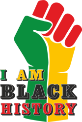 I am balck history Svg-Juneteenth logo Svg-Black Girl Svg-Juneteenth Design-African American Svg-Digital download