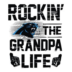 Grandpa Life Carolina Panthers NFL Svg, Carolina Panthers Svg, NFL Svg, Football logo Svg, Digital download
