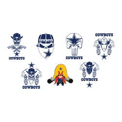 7 Logos Dallas Cowboys vector, Dallas Cowboys Svg, Football Svg, NFL Team Svg, Sport Svg, Digital download
