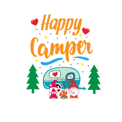Happy Camper Svg, Camping Svg, Travel Svg, Camping Quote Svg, Camper Svg, Camping Clipart, Camp Svg, Digital download